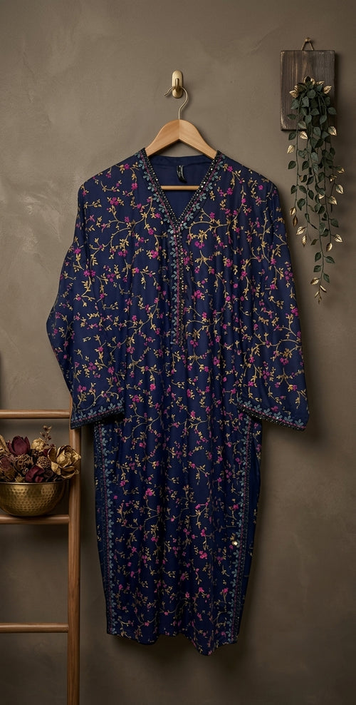 2 Pc Premium Linen All-Over Dress