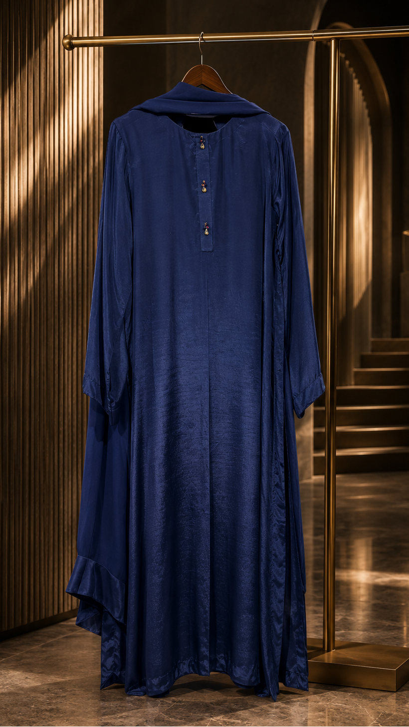 3 Pc Solid Raw Silk Suit