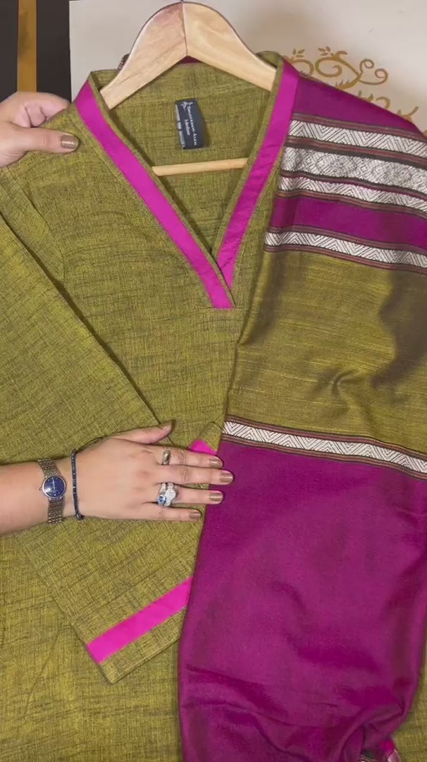 3 Pc Khaddar Suit